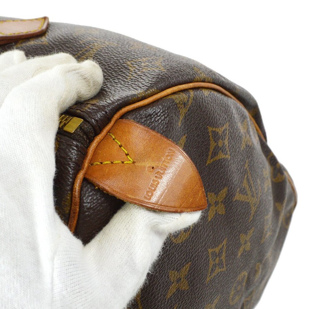 LOUIS VUITTON SPEEDY 35 HAND BAG MONOGRAM - Picture 7 of 13